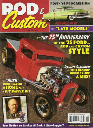 ROD & CUSTOM 2011 JAN - LAKES-STYLE HEADER BAFFLES, HOW TO MAKE A BUBBLE TOP
